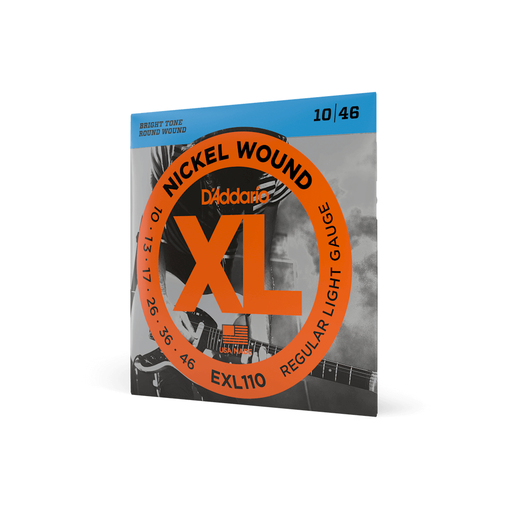 D'Addario EXL110 XL Nickel Wound Electric Guitar Strings 10-46