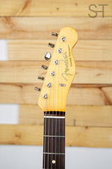 Fender Custom Shop Telecaster 60s Closet Classic Faded Sonic Blue Headstock Front