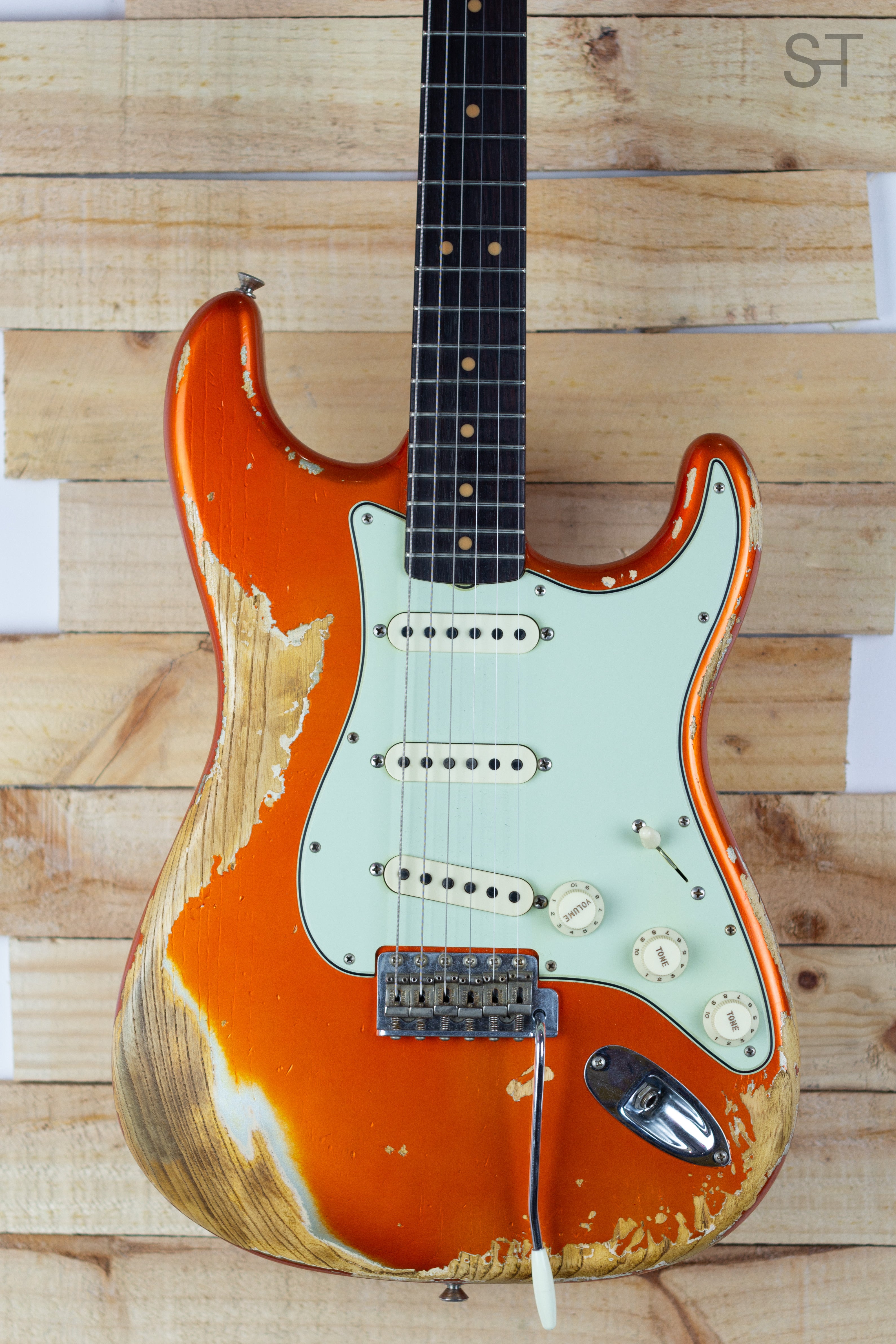 Fender Stratocaster 1963 Limited Edition NAMM 2019 Candy Tangerine Superheavy Relic