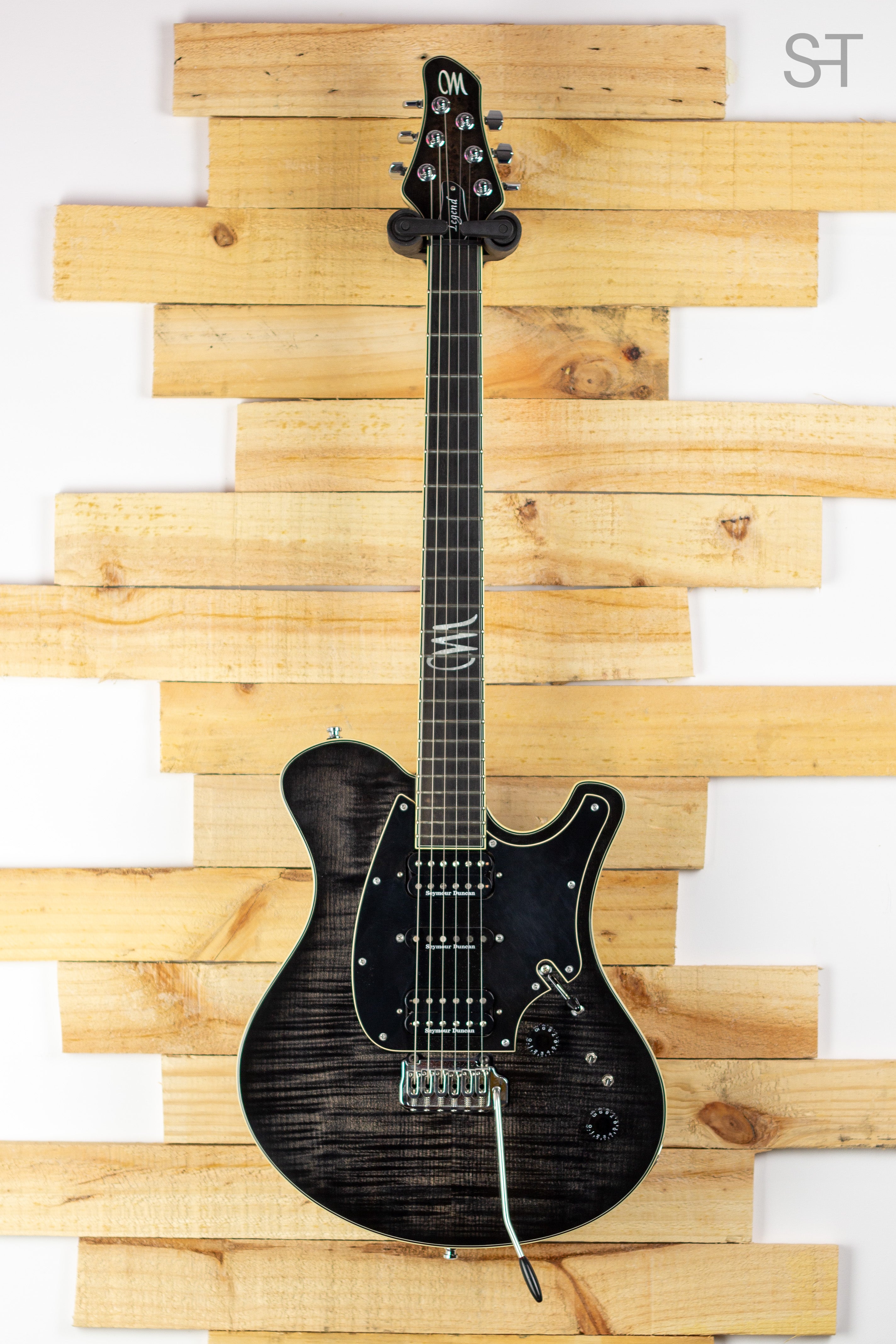Mayones Legend Custom Shop Transparent Graphite Light Burst