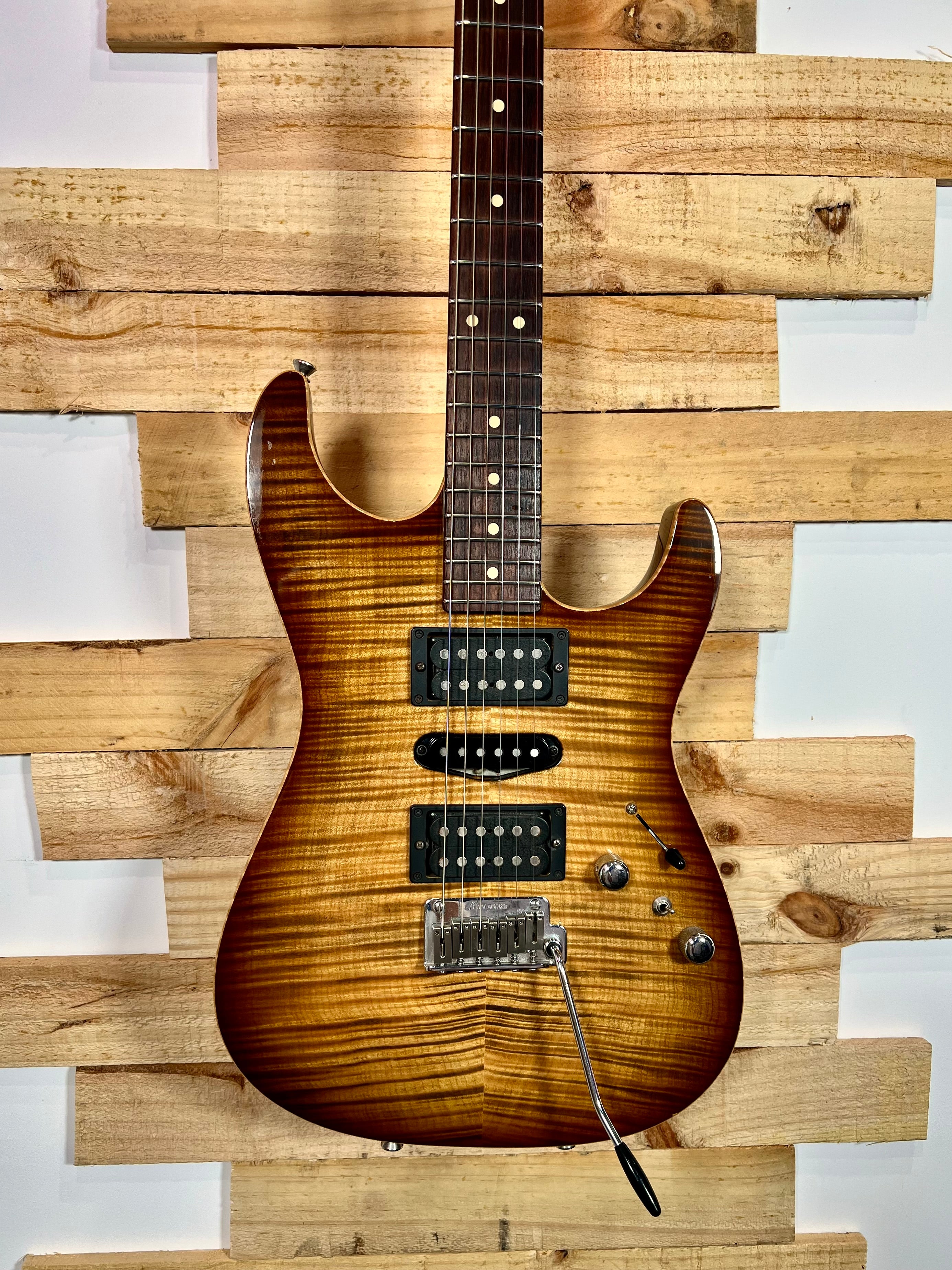 Tom Anderson Drop Top Light Tiger Eye Burst 2009