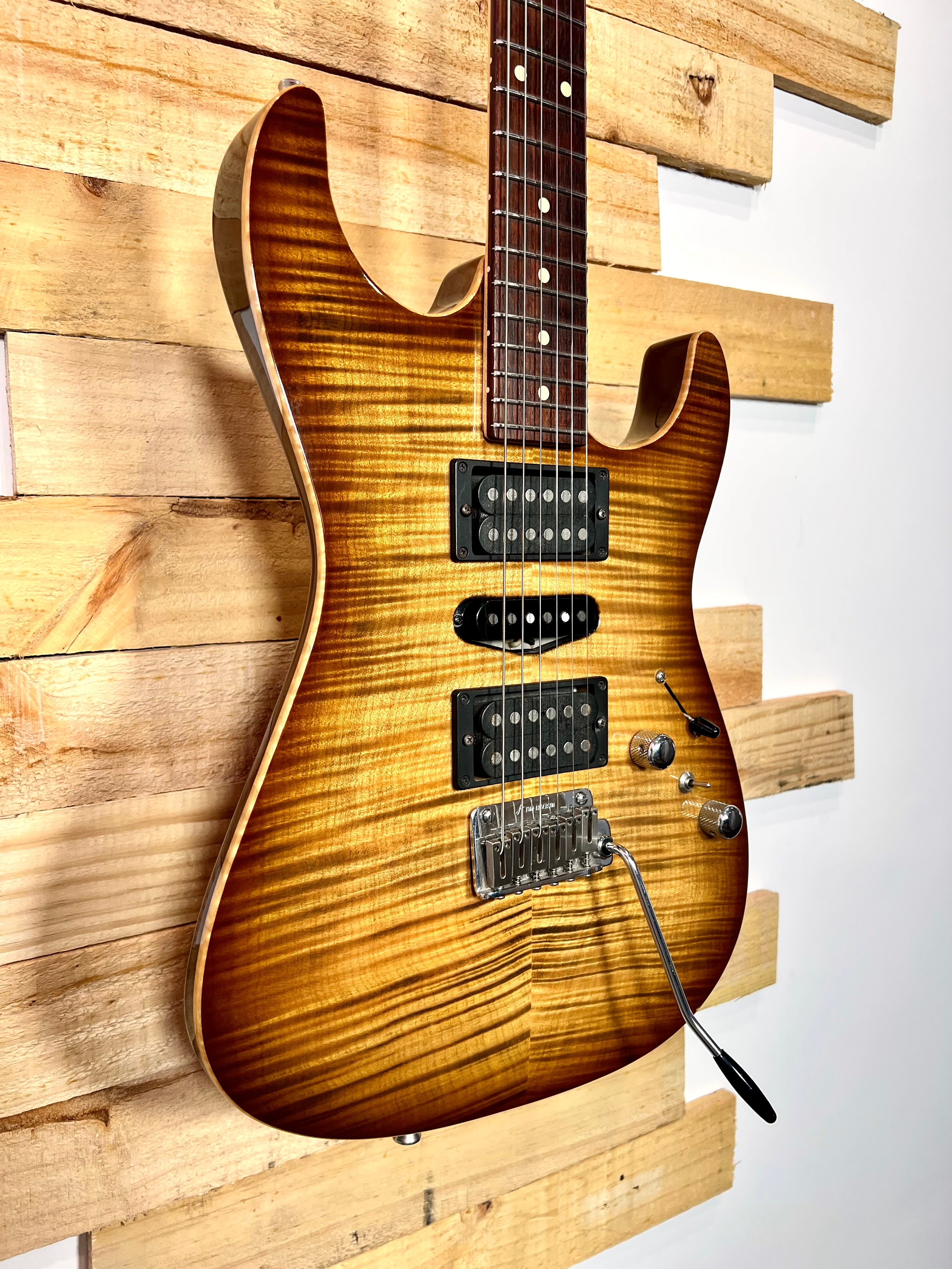 Tom Anderson Drop Top Light Tiger Eye Burst 2009