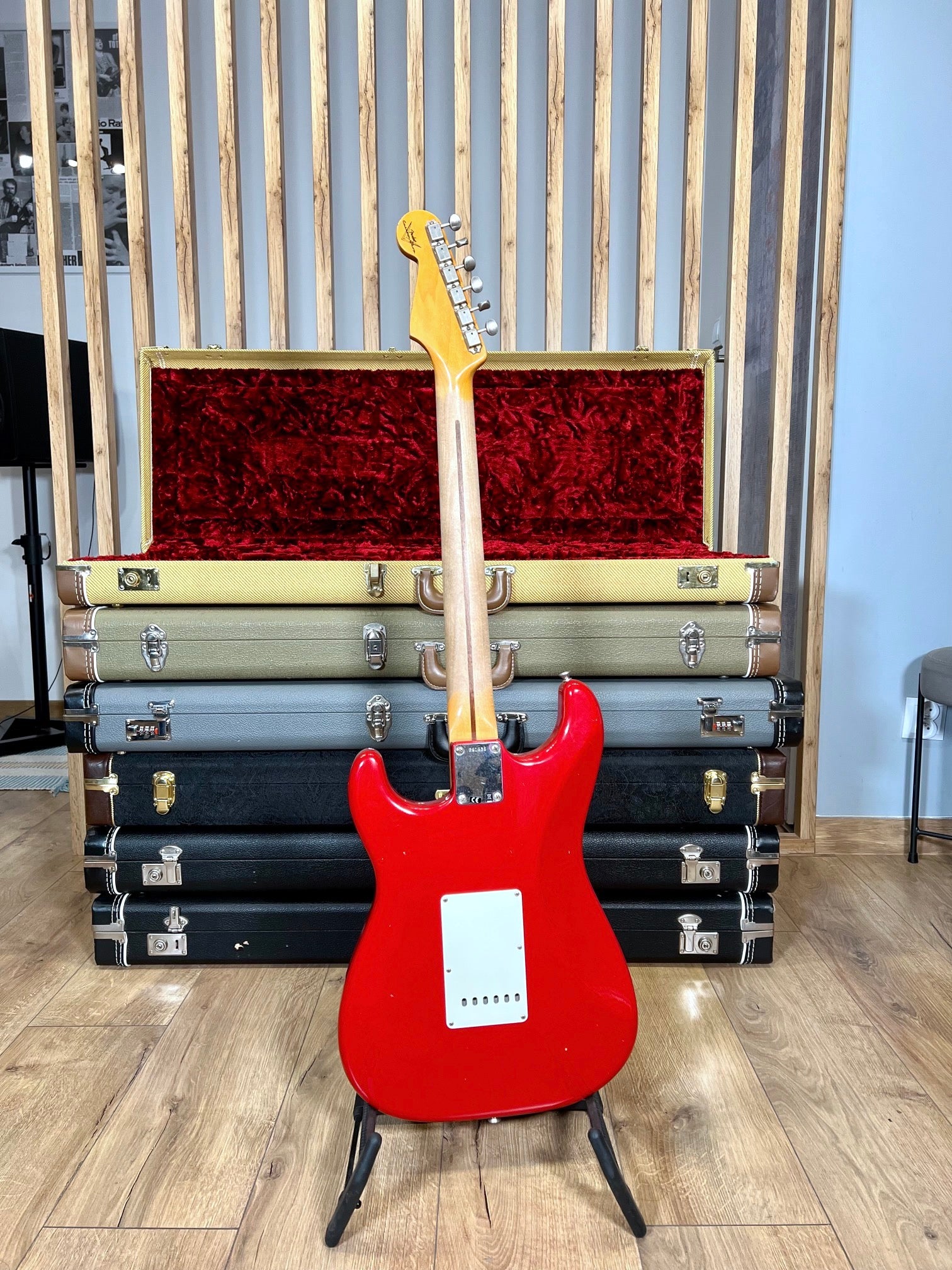 Fender Custom Shop Stratocaster 1957 Journeyman relic Seminol Red