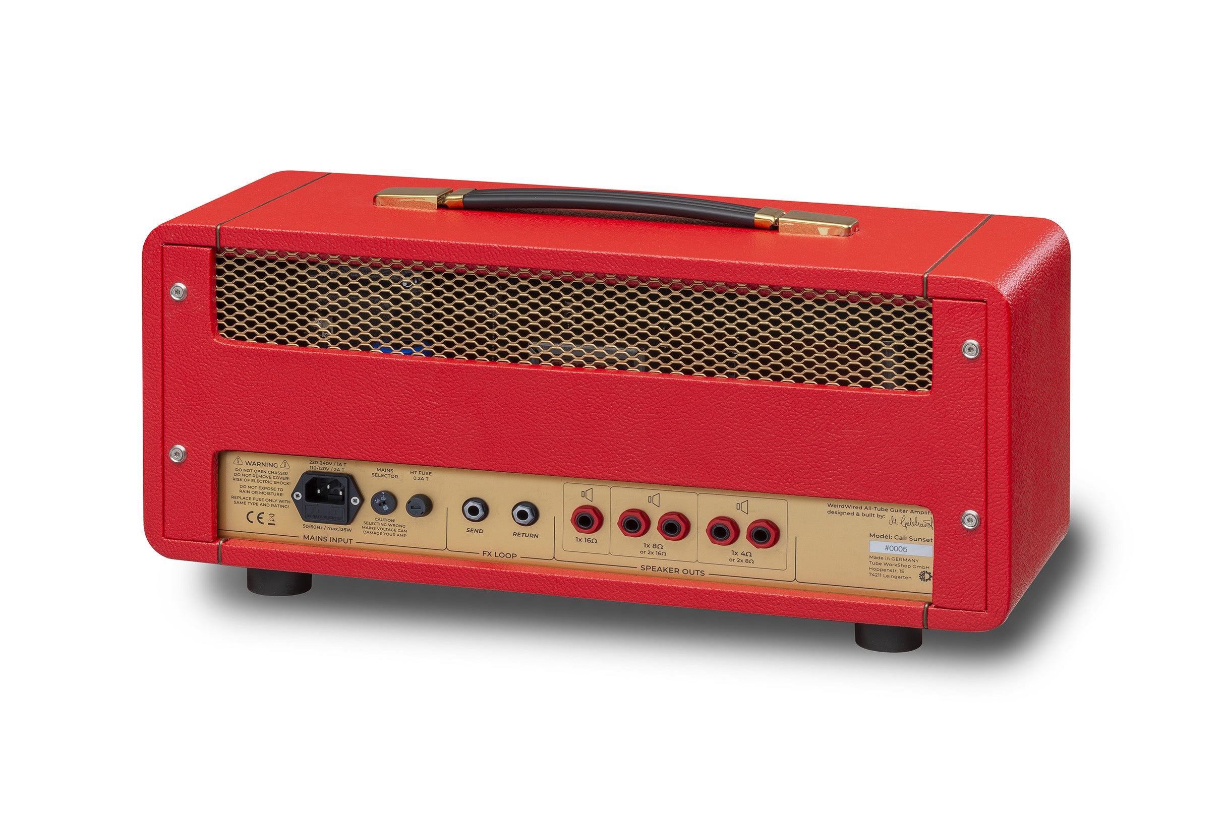 Tube WorkShop Cali Sunset Stack (Tube Amplifier Head + 2x12" Cab)