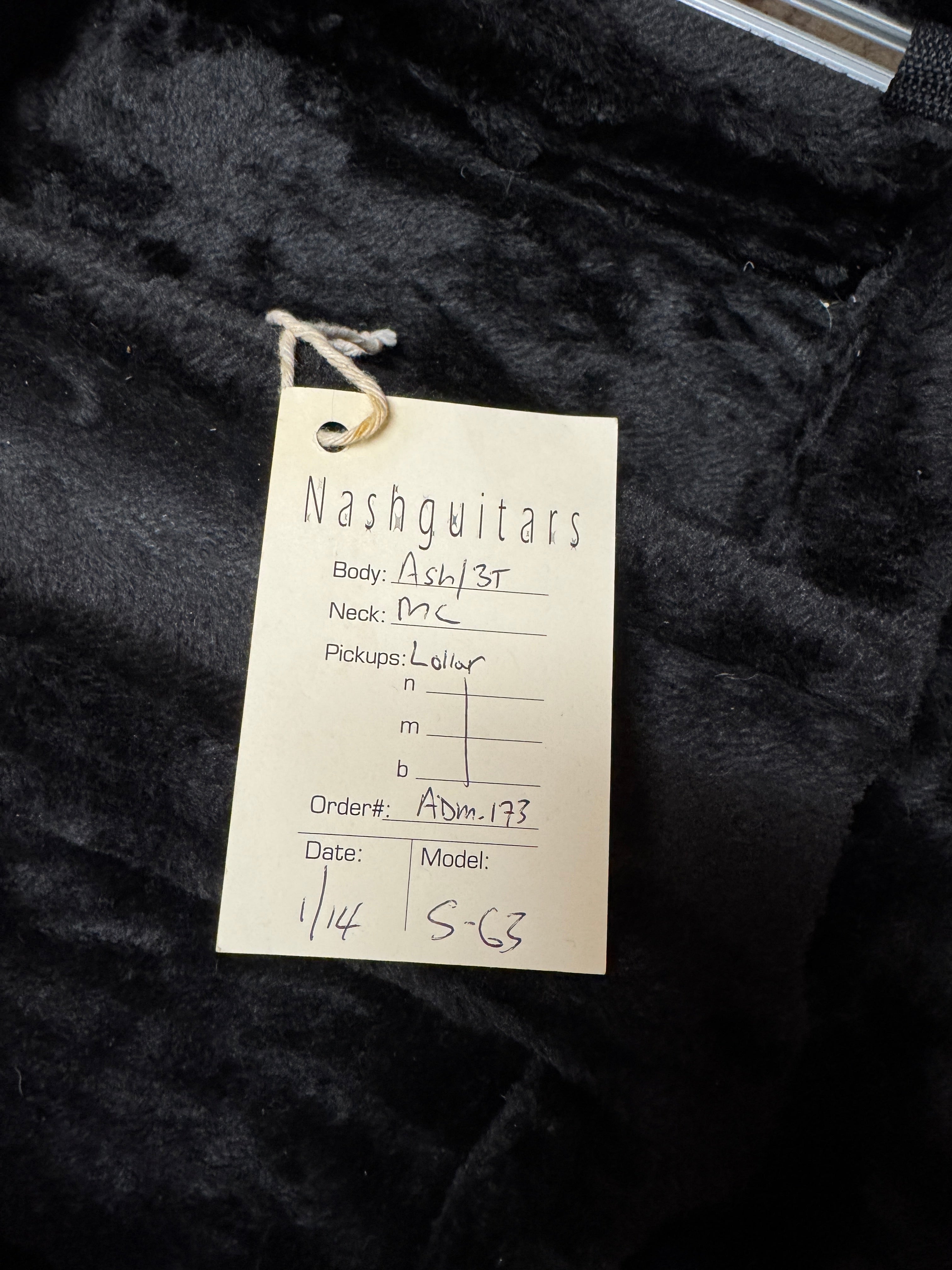 Nash Guitars S63 Sunburst