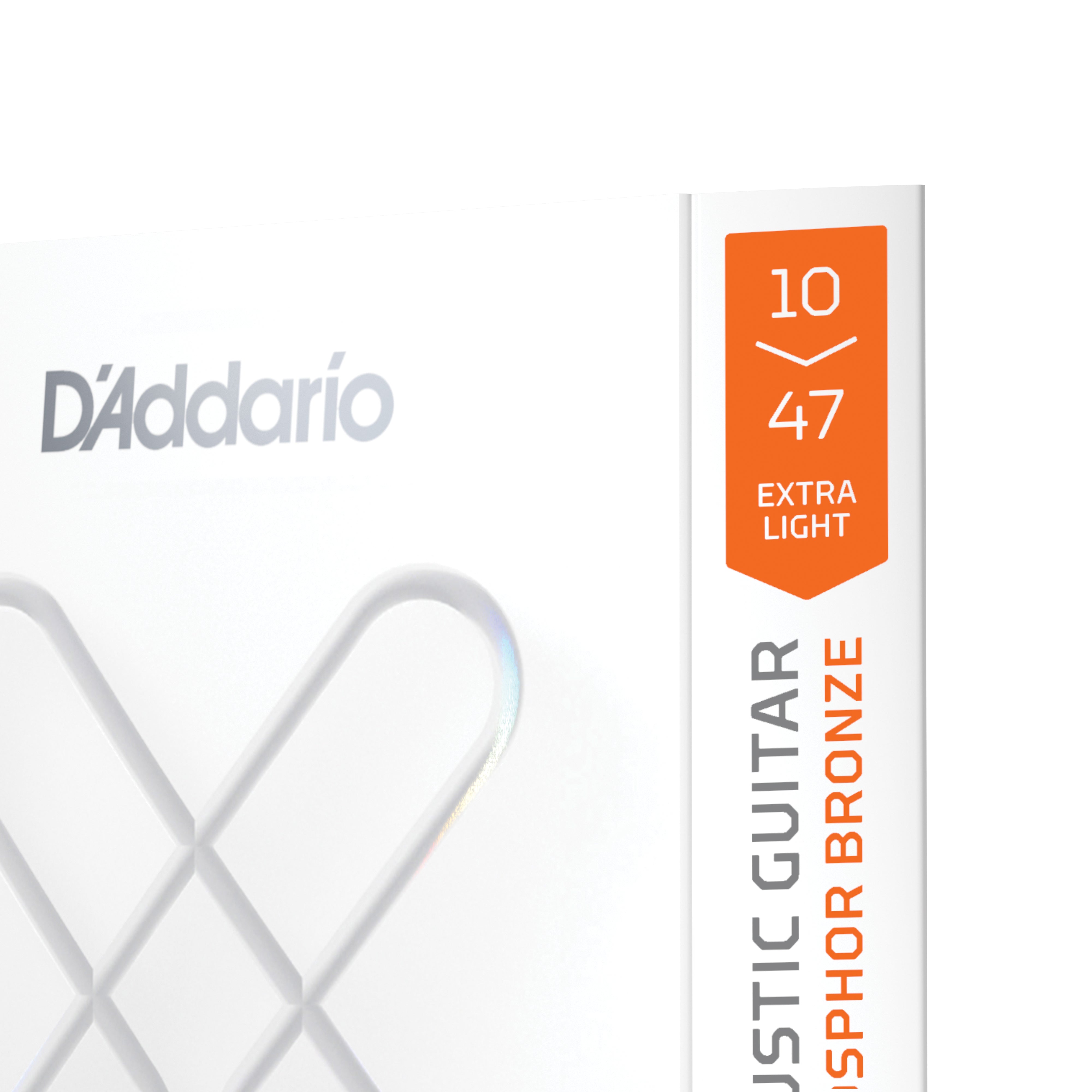 D'Addario XS 10-47 Phosphor Bronze Coated Acoustic Guitar Strings (XSAPB1047)