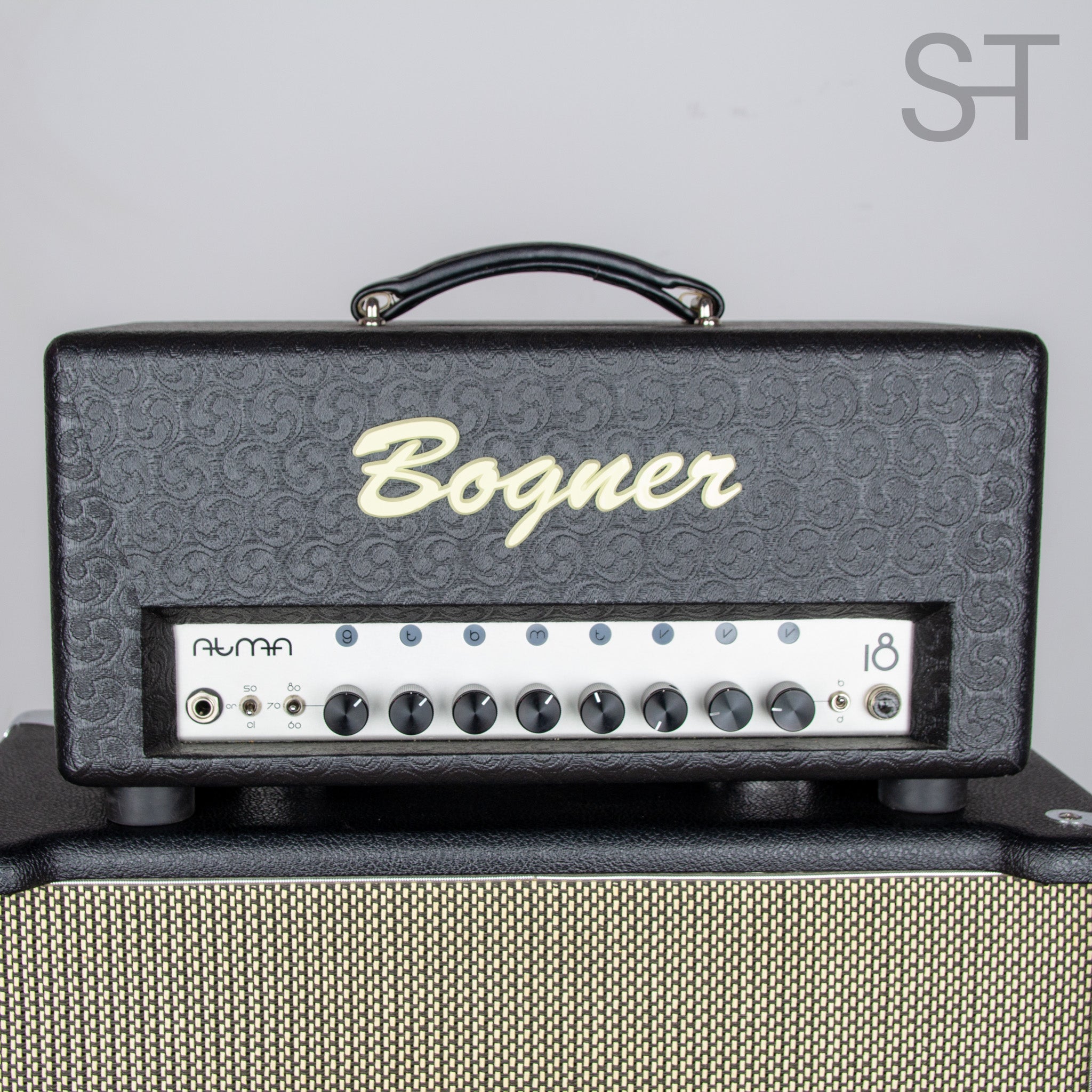 Bogner Atma 18W wzmacniacz gitarowy, Goldfinger Shell czarny
