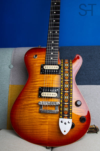 Tom's Vintage Straps - Brown 'Morrey' Guitar/Bass Hippie Strap