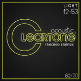 Cleartone 80/20 Bronze Acoustic Guitar Strings with EMP Coating