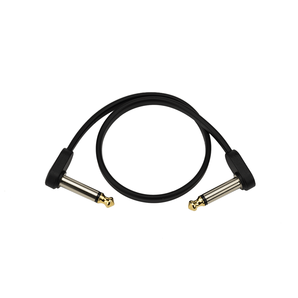 D'Addario Flat Patch Instrument Cable 1ft PW-FPRR-01