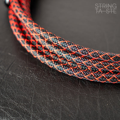 Fat Cables Instrumentenkabel Firebug Rot 3m (gerader/abgewinkelter Klinkenstecker)