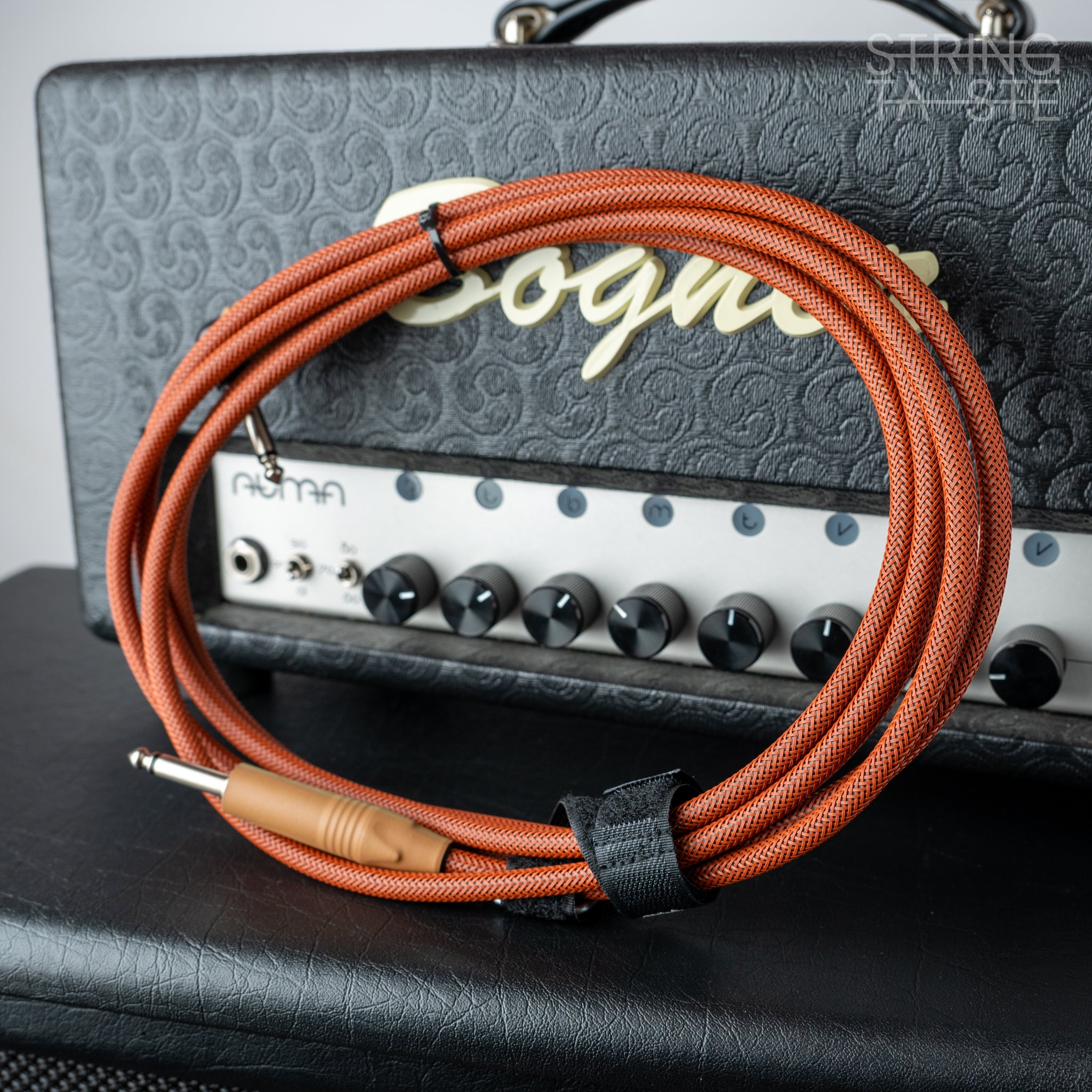 Fat Cables Instrumentenkabel Kupferbraun 3m (gerader/abgewinkelter Stecker)