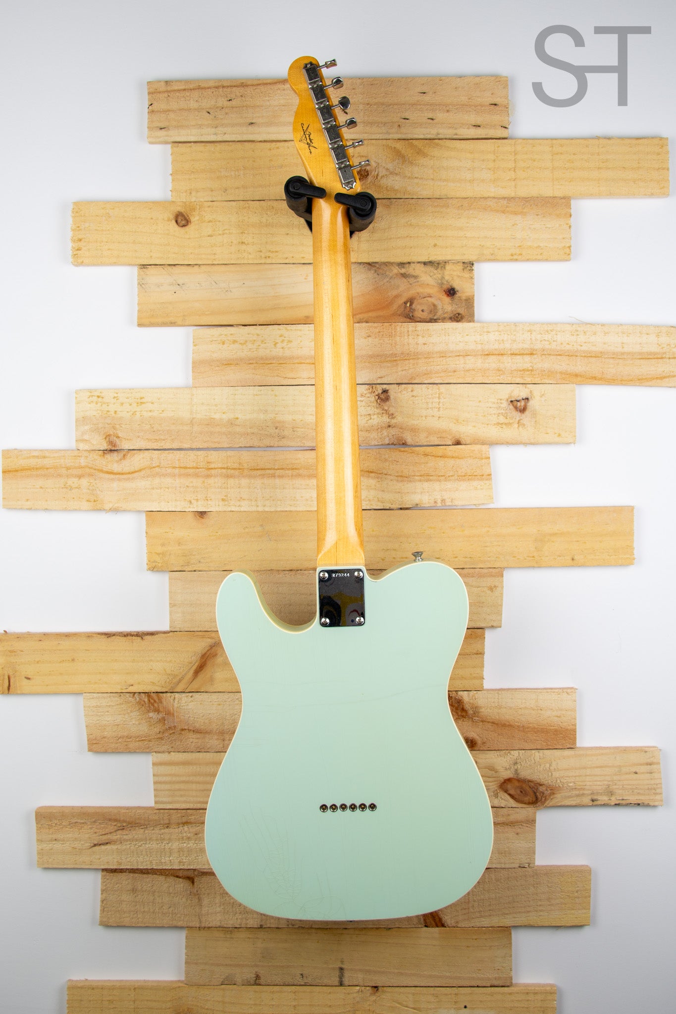 Fender Custom Shop Telecaster 60s Closet Classic Faded Sonic Blue Full Back