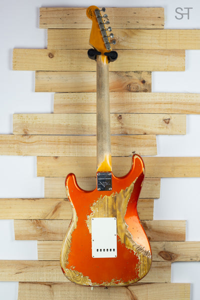 Fender Stratocaster 1963 Limited Edition NAMM 2019 Candy Tangerine Superheavy Relic