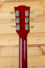 Gibson ES-335 Dot 1989 Cherry Red Headstock Back