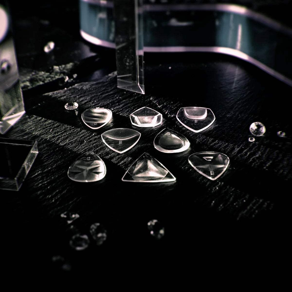 Guitar Pick Set Rombo Variety Pack CrystalBright (8 pieces)