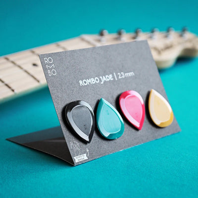 Gitarrenplektrum-Set Rombo Jade (4 Gitarrenplektren) – 2,3 mm