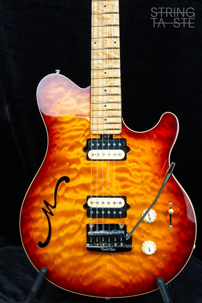 Music Man Axis Super Sport 2016 Semi Hollow HH Tremolo Honey Burst