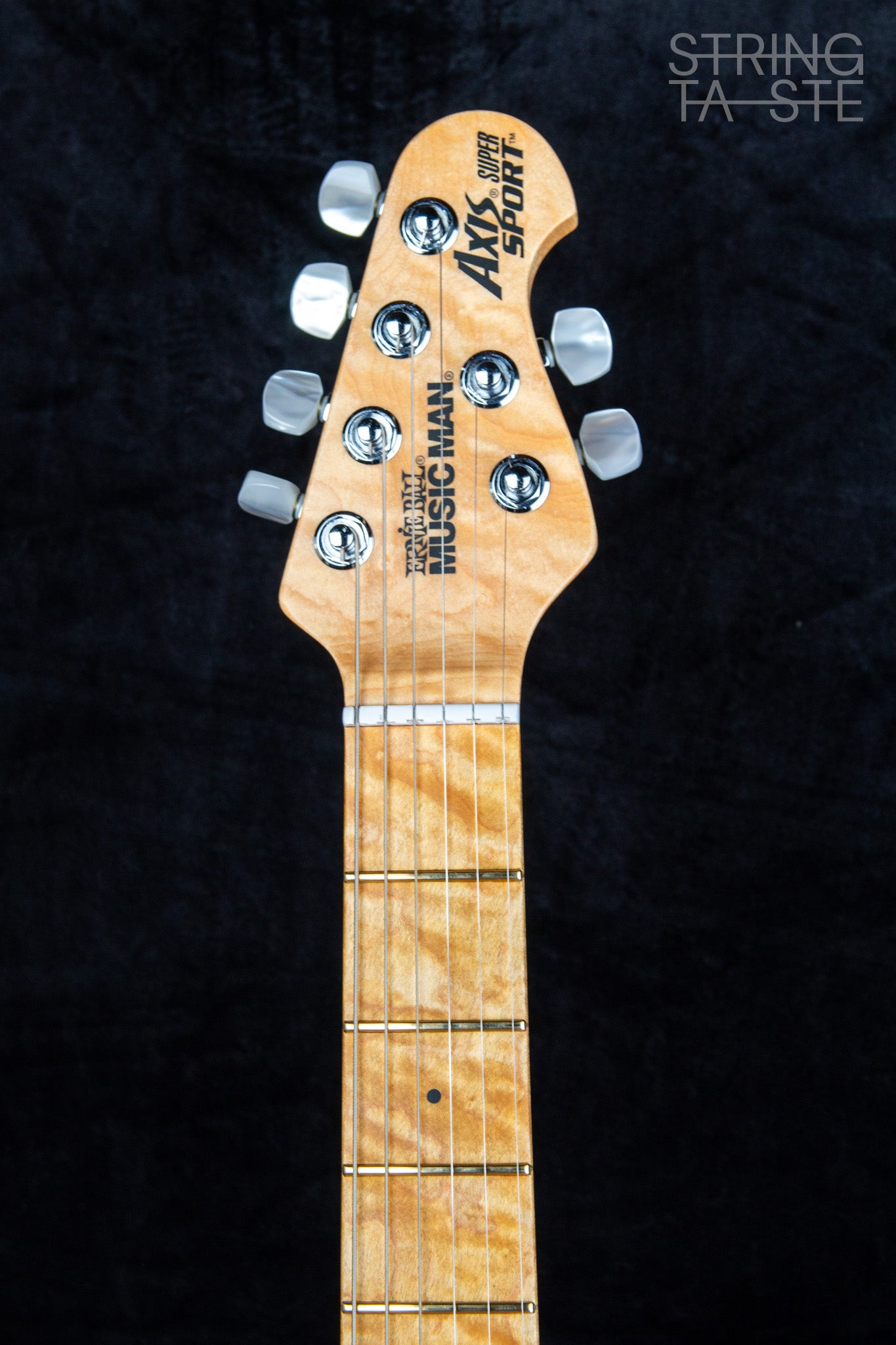 Music Man Axis Super Sport 2016 Semi Hollow HH Tremolo Honey Burst