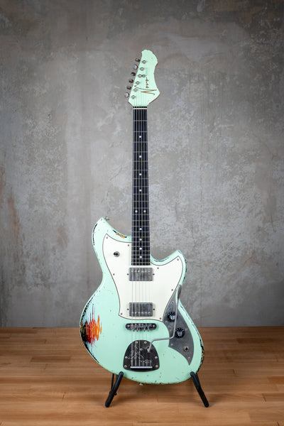 Novo Guitars Serus J HH - Surf Green over '64 3-Tone Burst