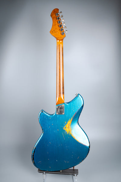 Novo Guitars Serus J - Lake Placid Blue over '64 3-Tone Burst