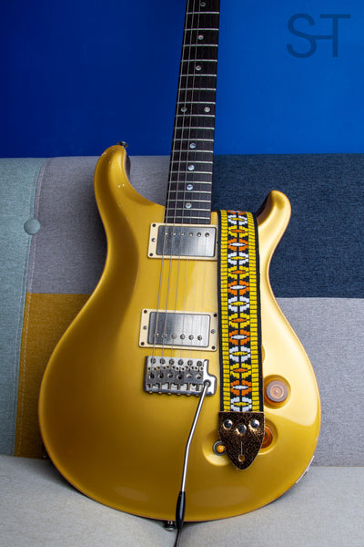 Tom's Vintage Straps - Orange 'Ufo' Guitar/Bass Hippie Strap