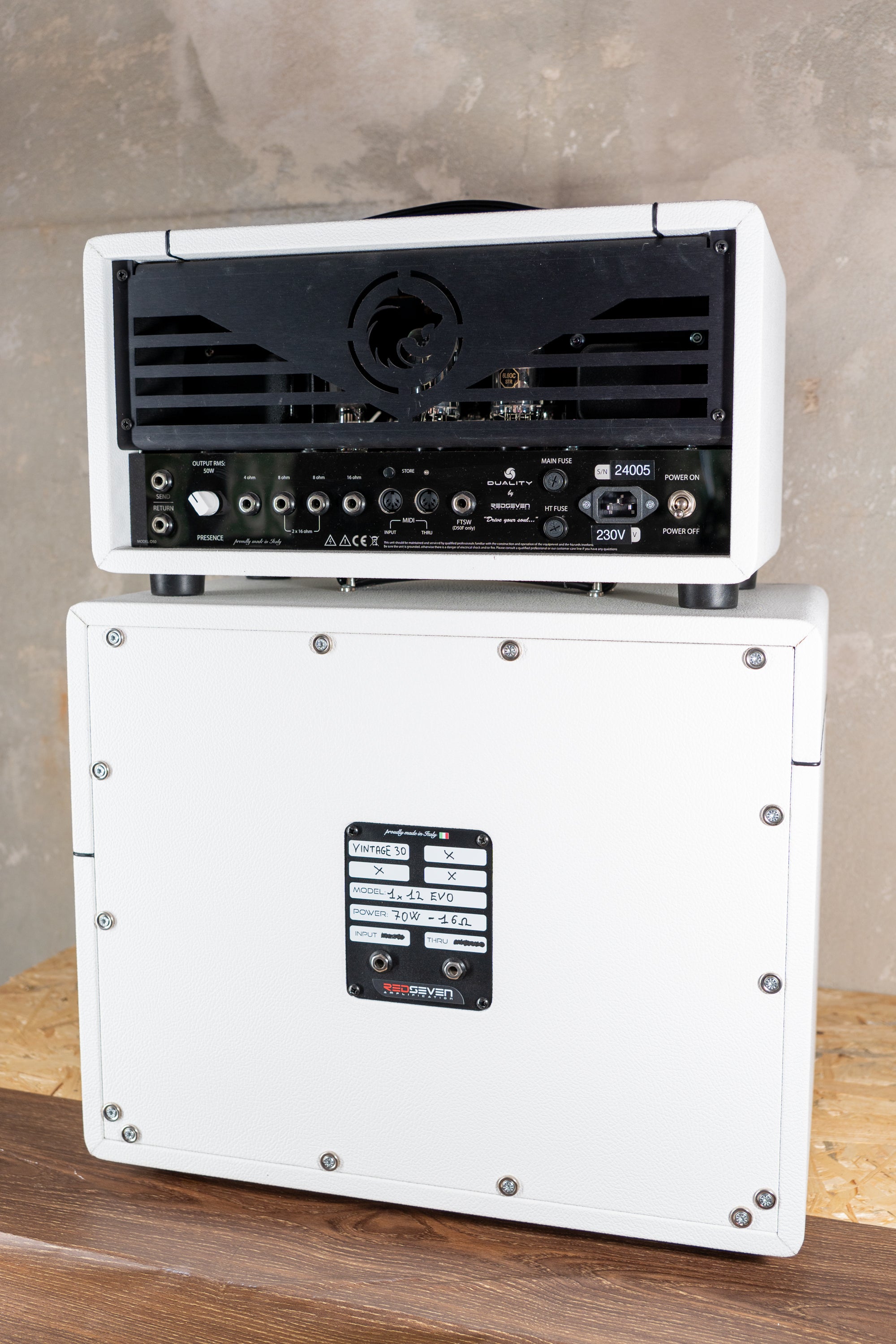  RedSeven Amplification Duality RS - Lampowy wzmacniacz + Kolumna 1x12