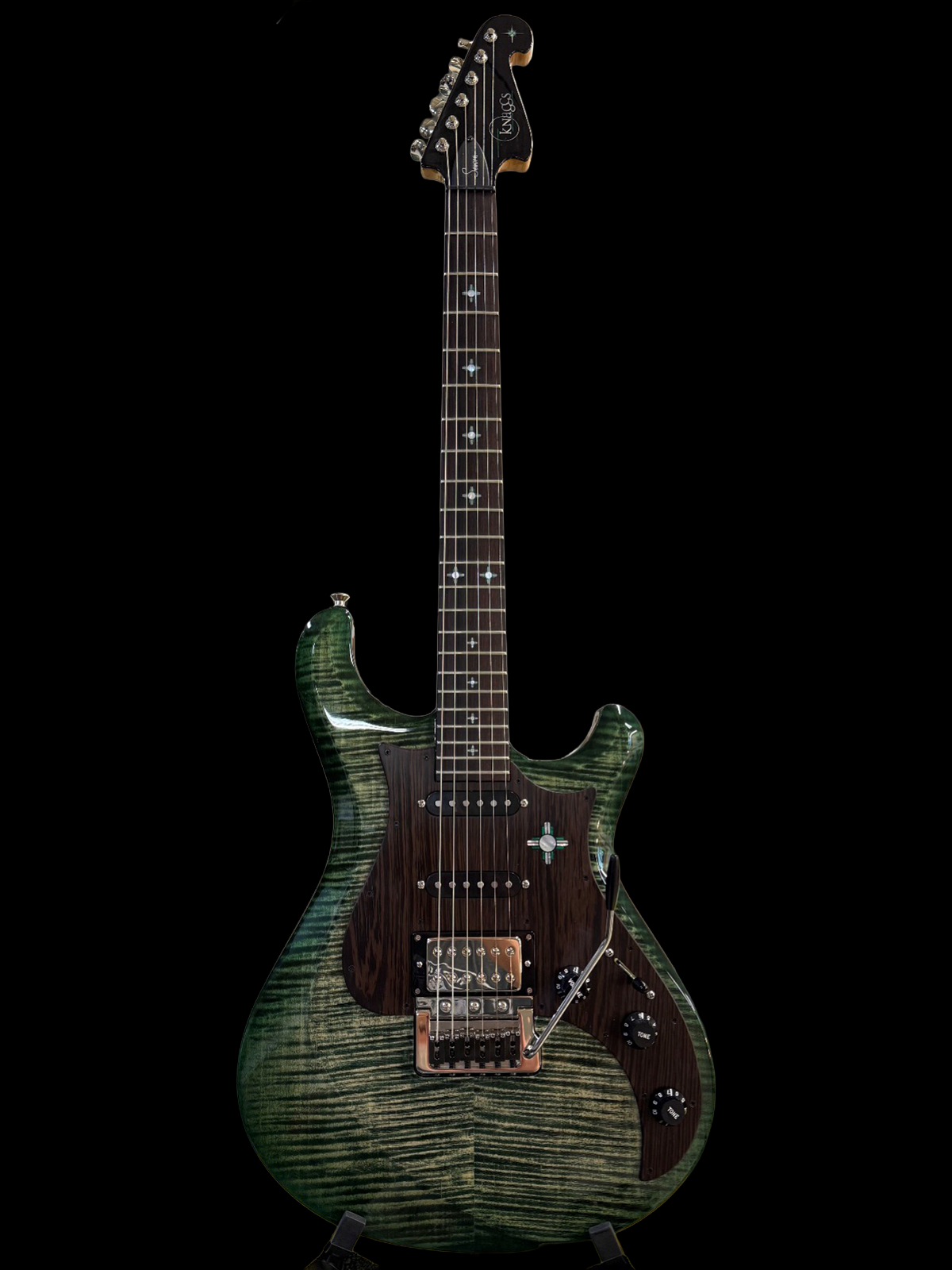 Knaggs Chesapeake Severn Trem HSS Green Jade Burst