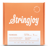 Stringjoy Foxwoods Coated Phosphor Bronze Acoustic Guitar Strings