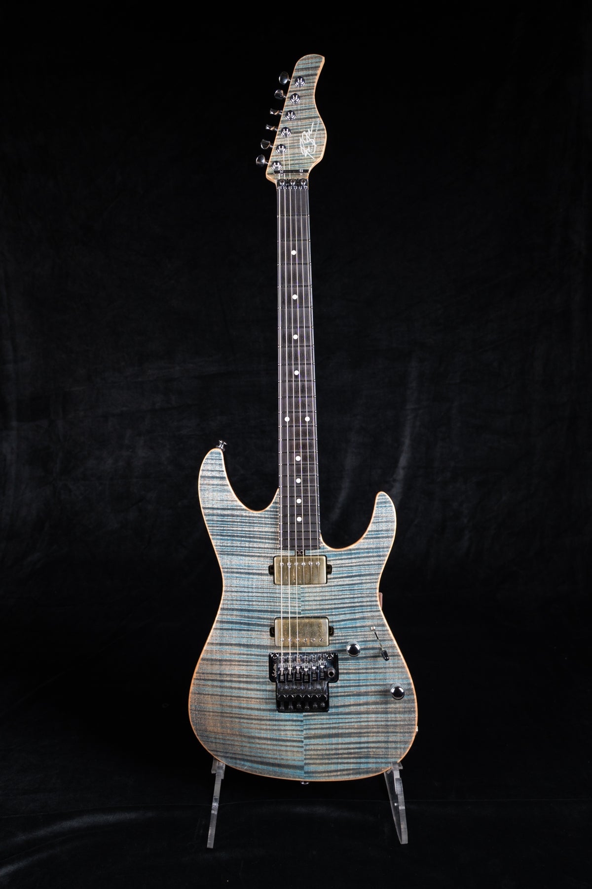 Ted String Ted Stevenson Superstrat - 24 Fret Shred Guitar w/ Floyd Rose – String ...