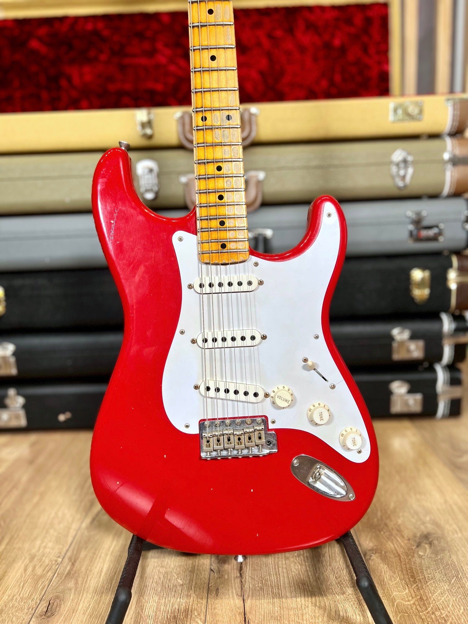 Fender Custom Shop Stratocaster 1957 Journeyman relic Seminol Red