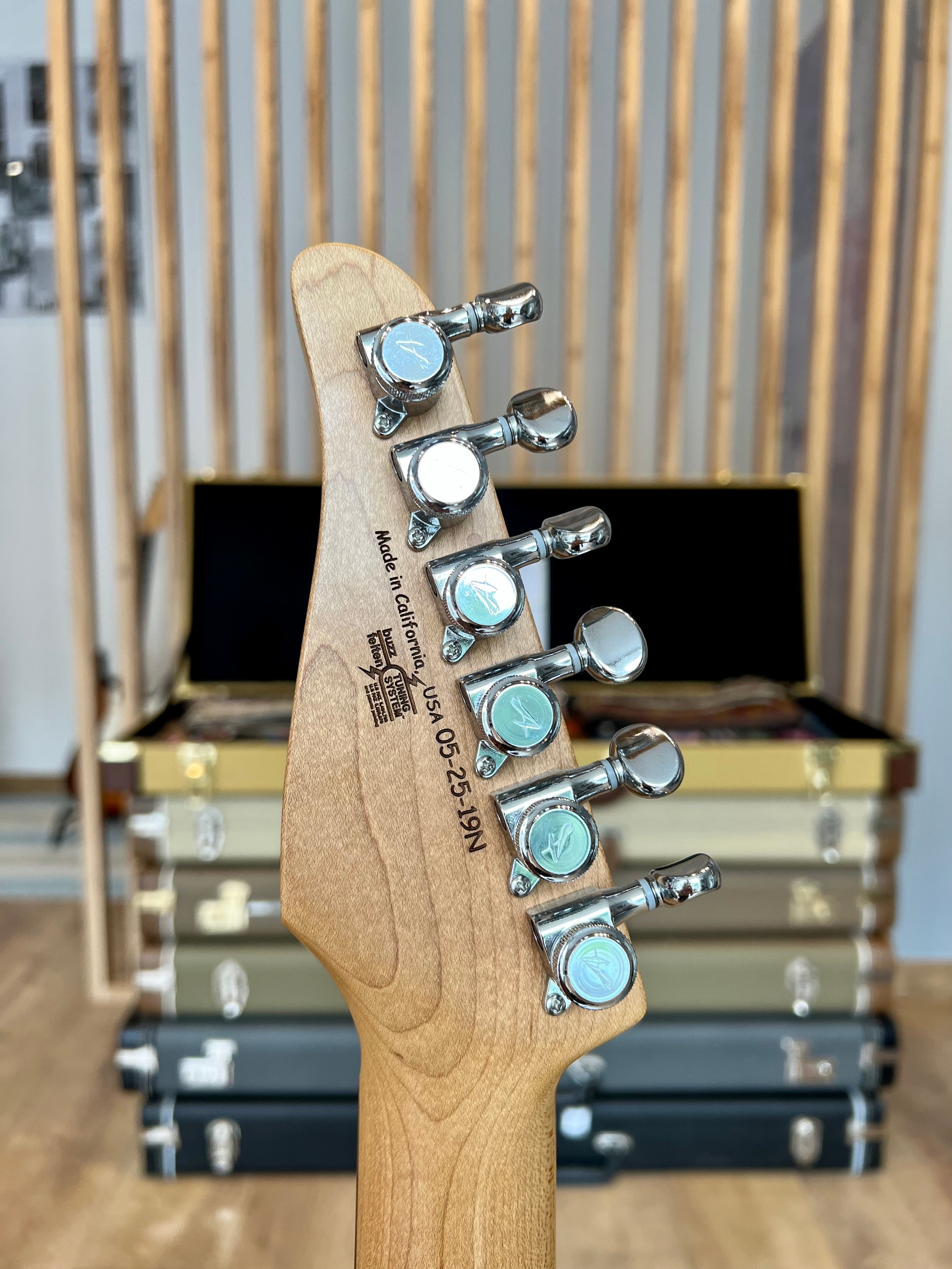 Tom Anderson Drop Top 2019 Natural Black to Blue Burst String Taste